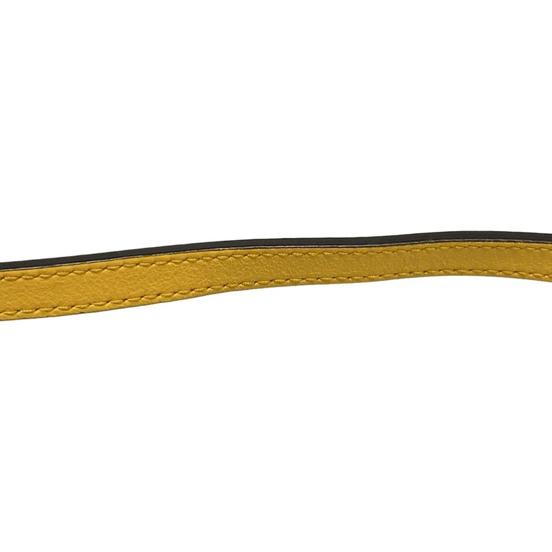 Gucci Shoulder Bag Horsebit 1955 625615 Yellow Leather