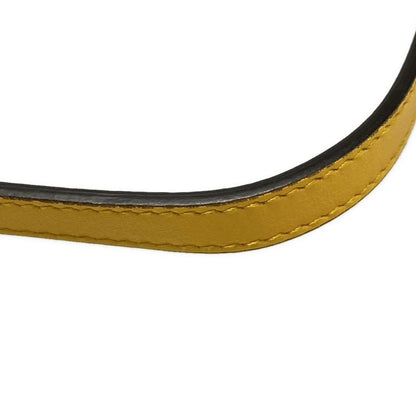 Gucci Shoulder Bag Horsebit 1955 625615 Yellow Leather