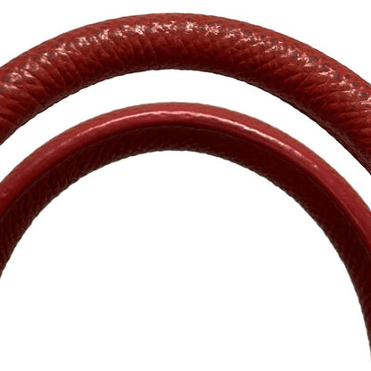 Balenciaga Handbag Ville Top Handle XXS 525050 Red Mini Bag Leather