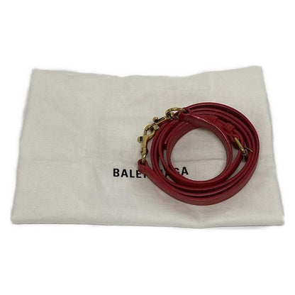 Balenciaga Handbag Ville Top Handle XXS 525050 Red Mini Bag Leather