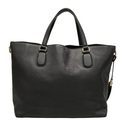 Gucci Tote Bag Soho 282303 Black Leather