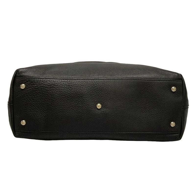 Gucci Tote Bag Soho 282303 Black Leather