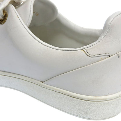 Louis Vuitton Front Row Sneakers Shoes Women's White 36 1 2 Made In 17 36 1 2