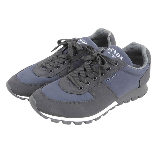 Prada Re-nyron Sneakers Shoes Men's Navy X Black 8 1 2 8 1 2