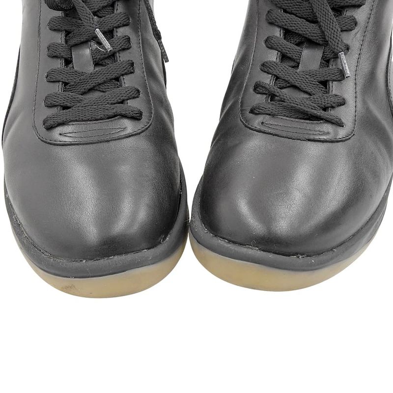 Louis Vuitton Leather Low-cut Sneakers Shoes Men's Black 26.0cm (10.24in) 7