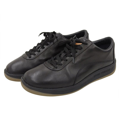 Louis Vuitton Leather Low-cut Sneakers Shoes Men's Black 26.0cm (10.24in) 7