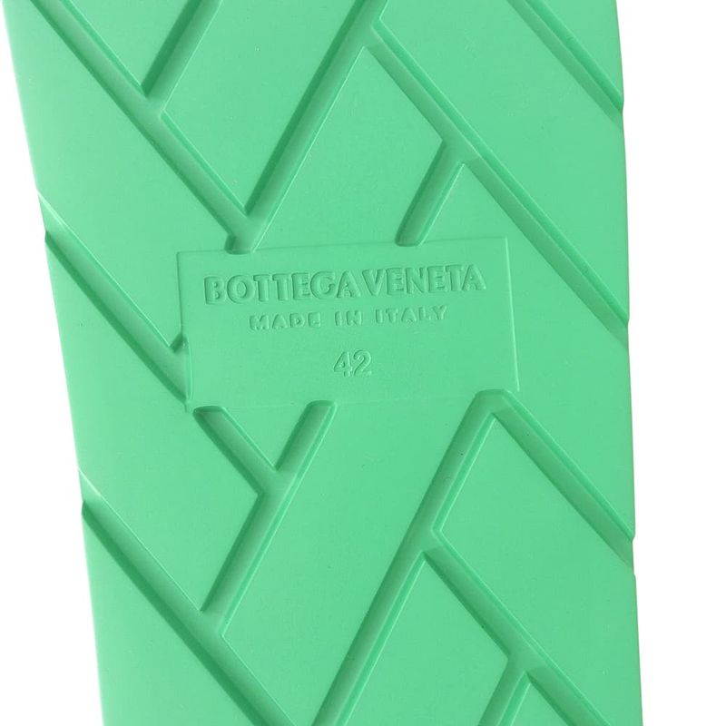 Bottega Veneta Similar Rubber Slide Sandals Men's Green 42