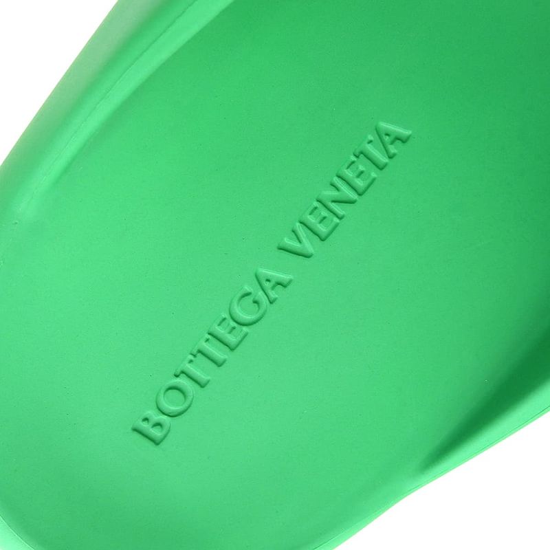 Bottega Veneta Similar Rubber Slide Sandals Men's Green 42