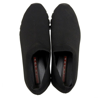 Prada Socks Low Cut Sneakers Shoes Men's Black 6 3364 6