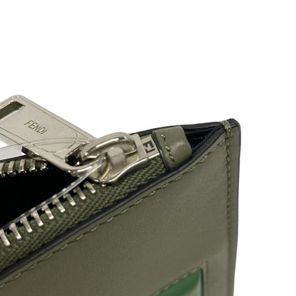 Fendi Clutch Bag - 7n0078 Khaki X Multi Leather