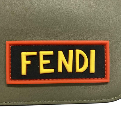 Fendi Clutch Bag - 7n0078 Khaki X Multi Leather