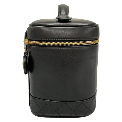 Chanel Vanity Bag Bicolore Black Lambskin