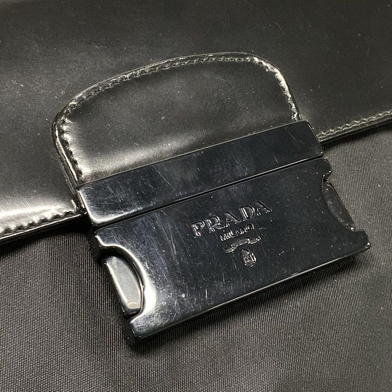 Prada Shoulder Bag - Black Leather