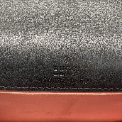 Gucci Shoulder Bag Dionysus 476432 Dark Navy Chain Shoulder Mini Bag Rhinestone