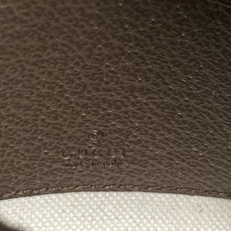 Gucci Waist Pouch Interlocking G GG Plus/gg Supreme 703807 Dark Brown X Beige