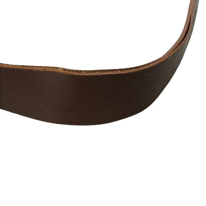 Celine Handbag Paris Macadam Navy X Ivory X Dark Brown Leather