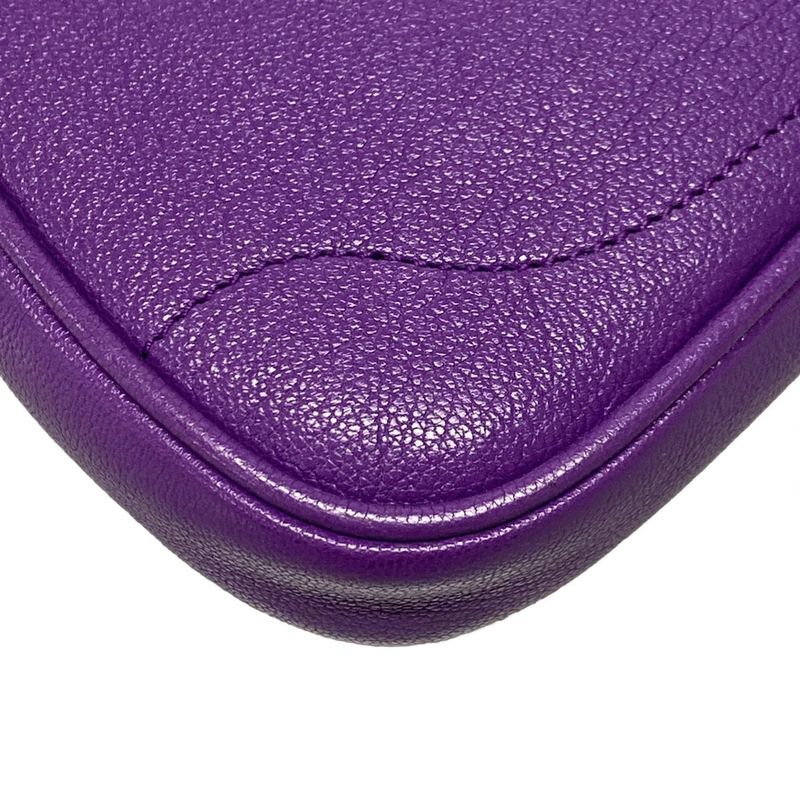 Gucci Handbag Aphroditeggmarmont 739076 Purple Leather