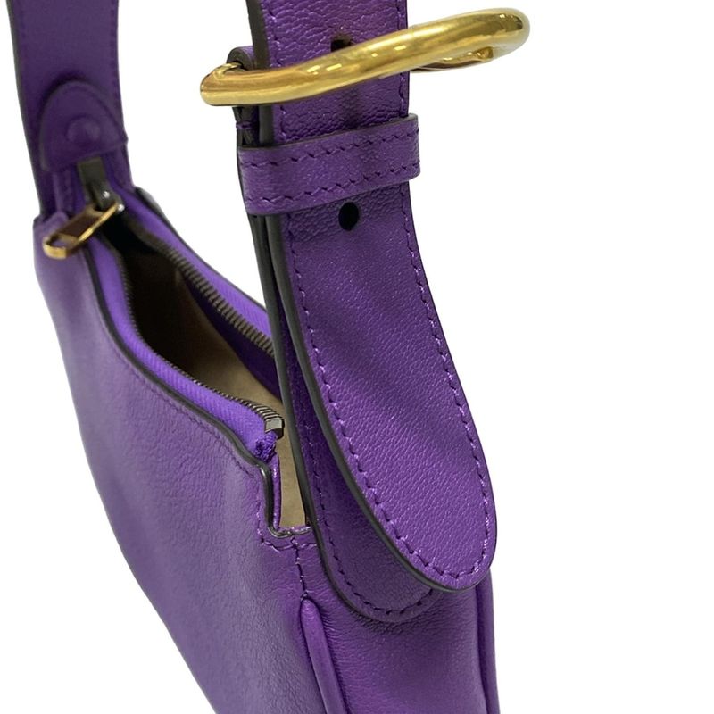 Gucci Handbag Aphroditeggmarmont 739076 Purple Leather