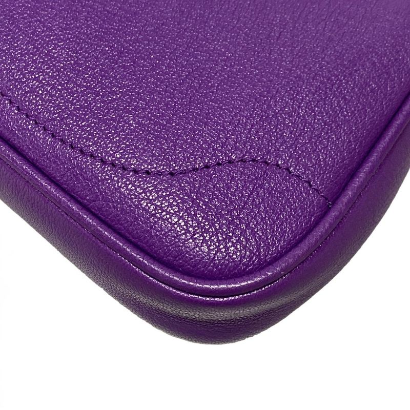 Gucci Handbag Aphroditeggmarmont 739076 Purple Leather