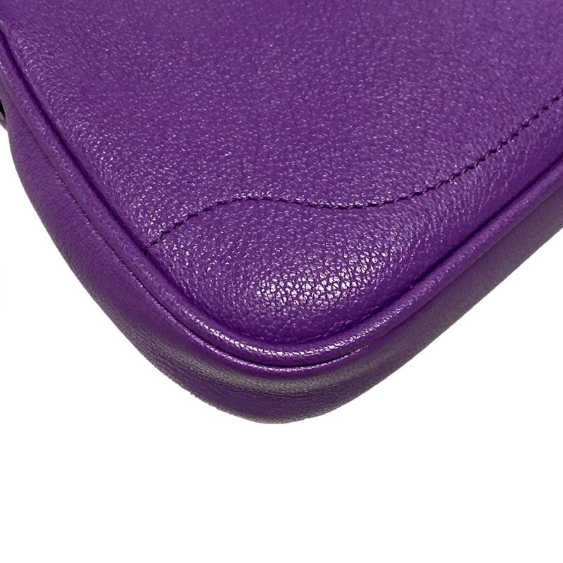Gucci Handbag Aphroditeggmarmont 739076 Purple Leather