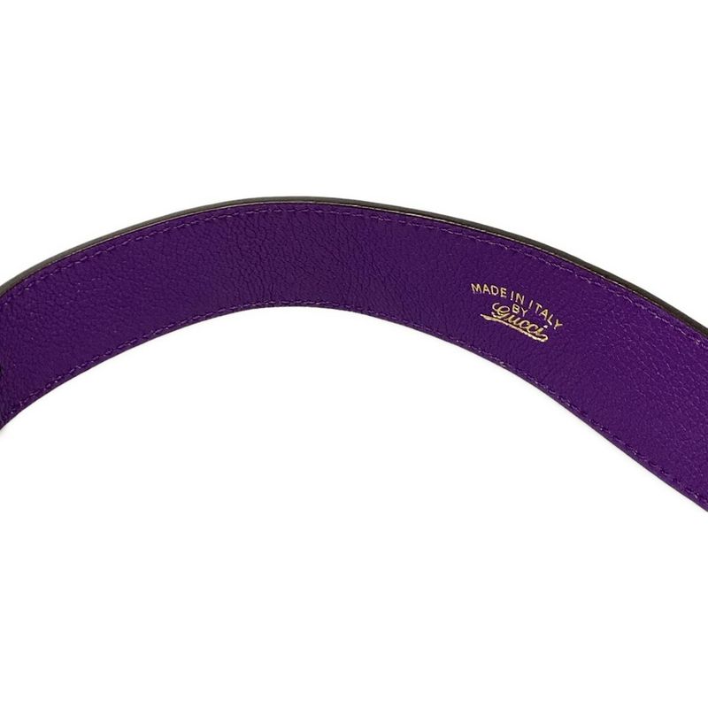 Gucci Handbag Aphroditeggmarmont 739076 Purple Leather