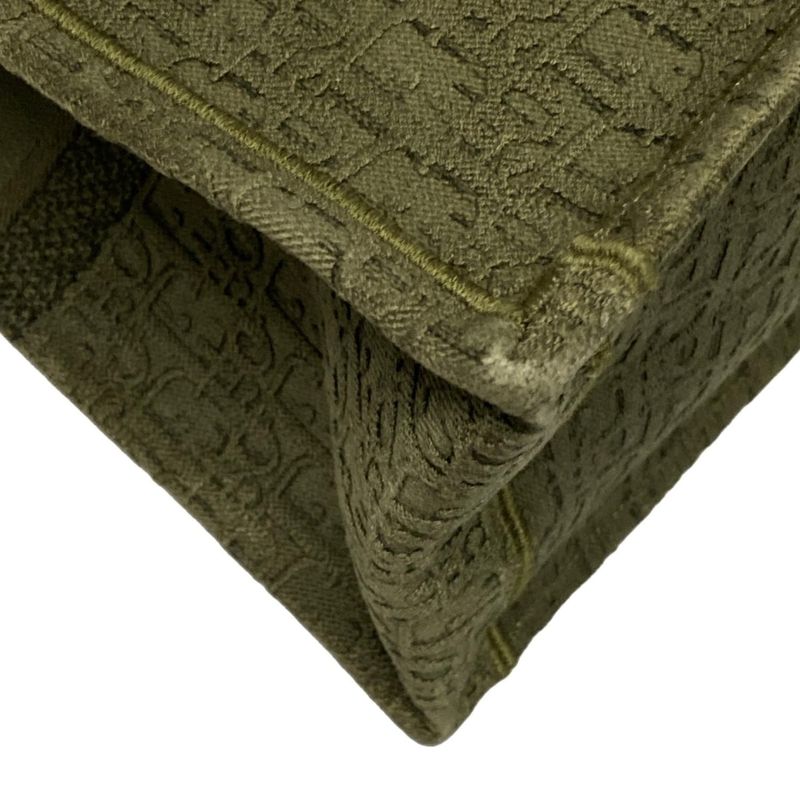 Dior Christian Dior Tote Bag Book Tote Large Bag Khaki Dior Oblique