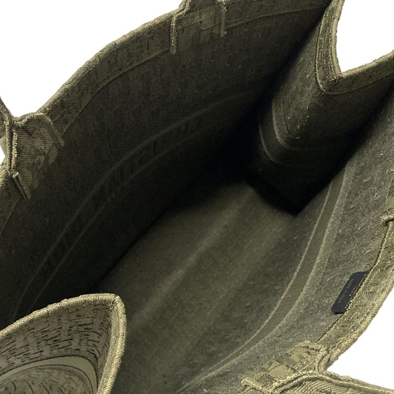 Dior Christian Dior Tote Bag Book Tote Large Bag Khaki Dior Oblique