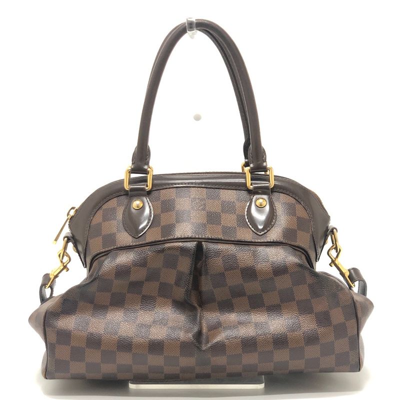 Louis Vuitton Handbag Trevi PM N51997 Damier Canvas Ebene