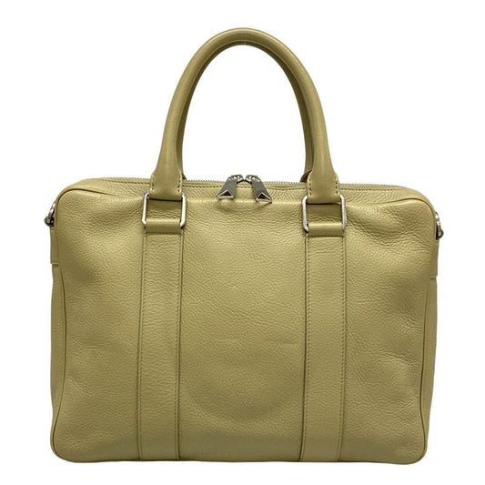Bottega Veneta Business Bag Classic Pillow Beige Leather