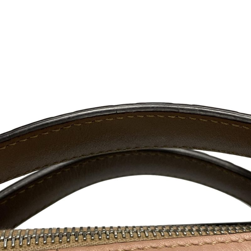 Fendi Handbag by the Way 8bl146 Pink Beige X Brown X Black Leather