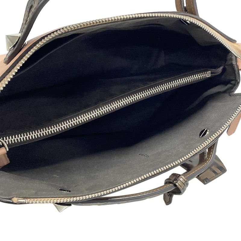 Fendi Handbag by the Way 8bl146 Pink Beige X Brown X Black Leather