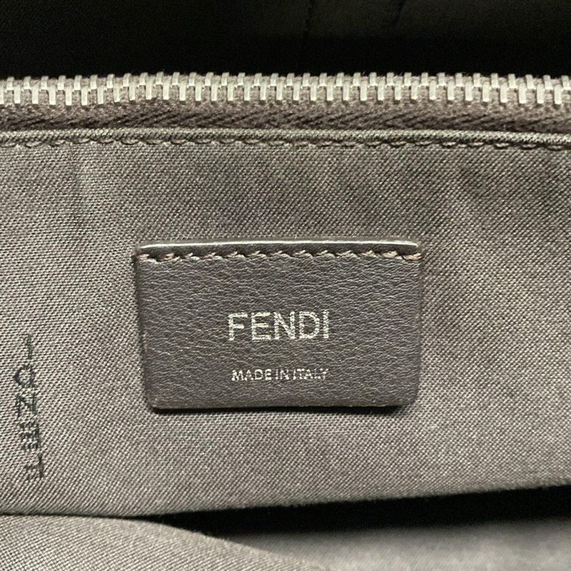 Fendi Handbag by the Way 8bl146 Pink Beige X Brown X Black Leather