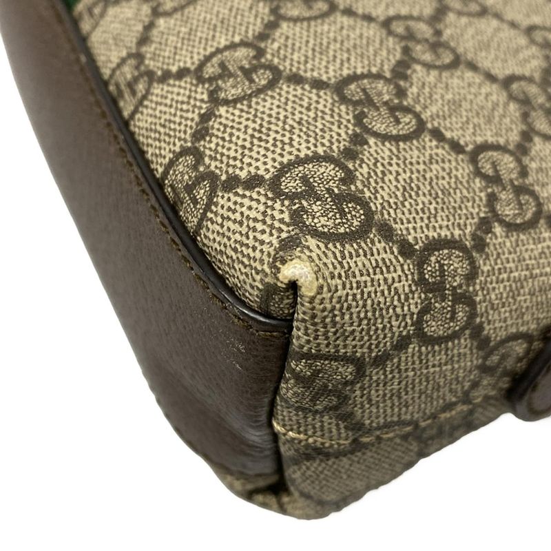 Gucci Shoulder Bag Ophidia 499621 Beige X Dark Brown X Multi Leather