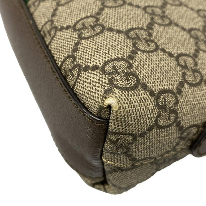 Gucci Shoulder Bag Ophidia 499621 Beige X Dark Brown X Multi Leather