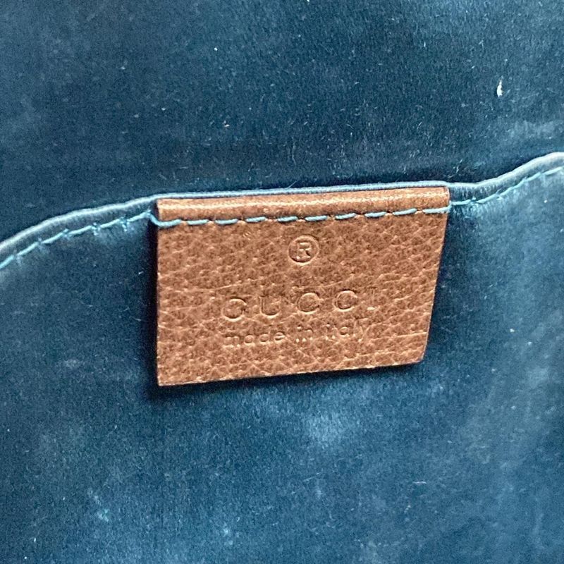 Gucci Shoulder Bag Ophidia 499621 Beige X Dark Brown X Multi Leather