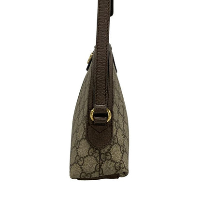 Gucci Shoulder Bag Ophidia 499621 Beige X Dark Brown X Multi Leather