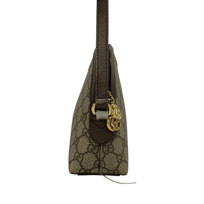 Gucci Shoulder Bag Ophidia 499621 Beige X Dark Brown X Multi Leather