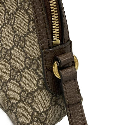Gucci Shoulder Bag Ophidia 499621 Beige X Dark Brown X Multi Leather