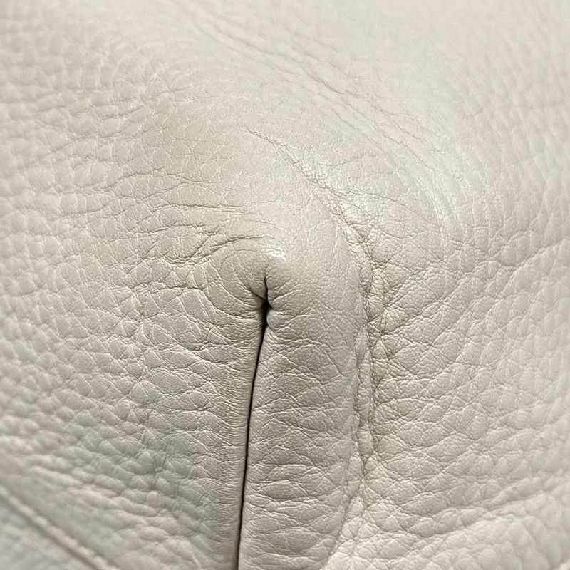 Prada Tote Bag - Ivory Leather Tag Leather