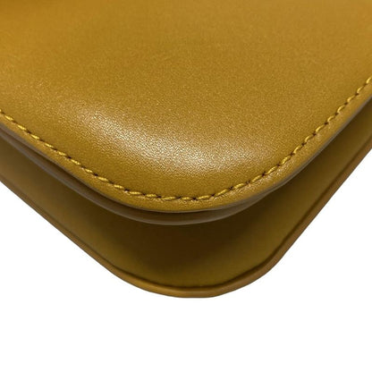 Bottega Veneta Handbag Mount Small Dark Yellow Mini Bag Chain Handle Leather