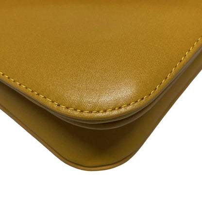 Bottega Veneta Handbag Mount Small Dark Yellow Mini Bag Chain Handle Leather