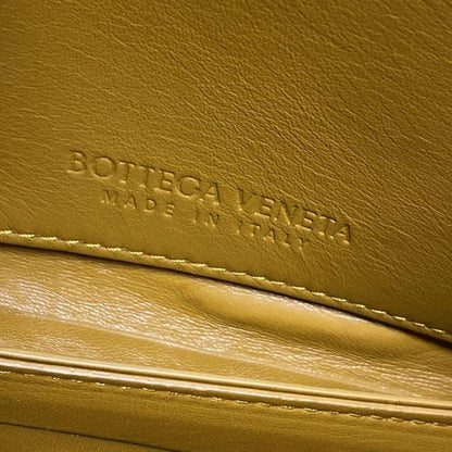 Bottega Veneta Handbag Mount Small Dark Yellow Mini Bag Chain Handle Leather