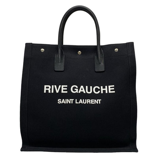 Saint Laurent Paris Tote Bag North South Rive Gauche 632539 Black X White
