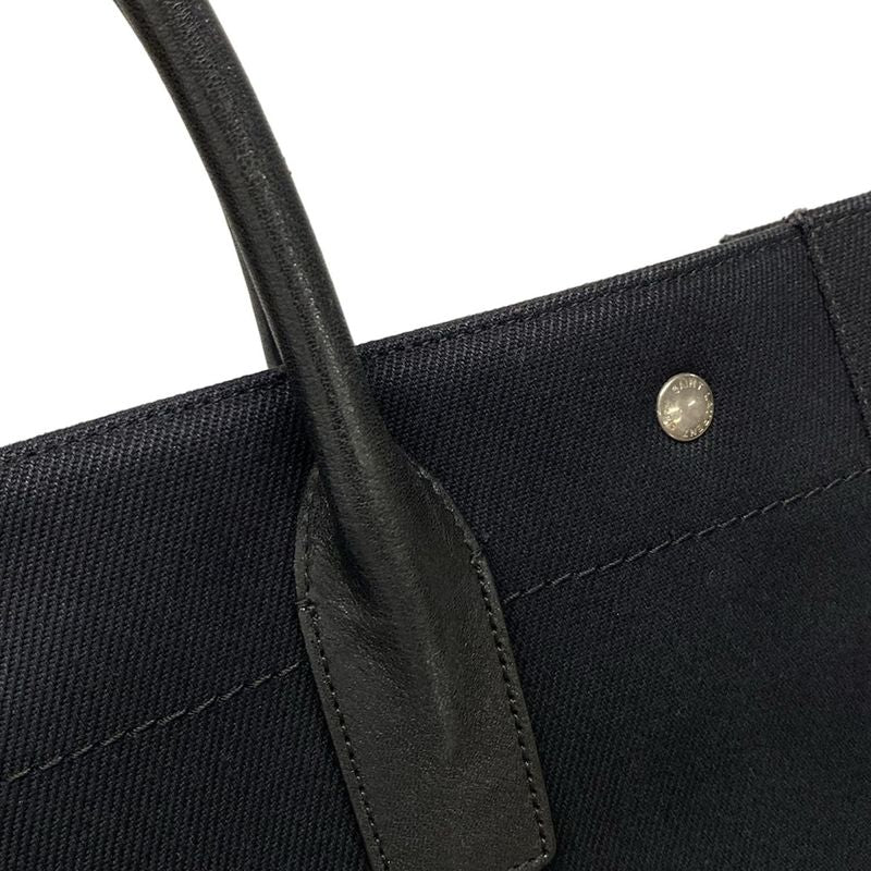 Saint Laurent Paris Tote Bag North South Rive Gauche 632539 Black X White