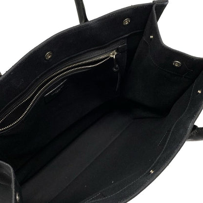 Saint Laurent Paris Tote Bag North South Rive Gauche 632539 Black X White