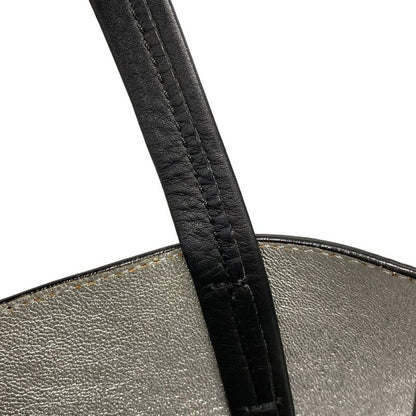 Celine Tote Bag Cabas Phantom Black Inside Silver Leather