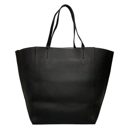 Celine Tote Bag Cabas Phantom Black Inside Silver Leather