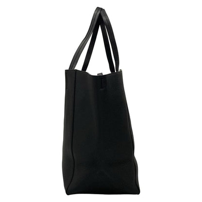 Celine Tote Bag Cabas Phantom Black Inside Silver Leather