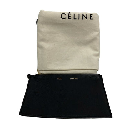Celine Tote Bag Cabas Phantom Black Inside Silver Leather