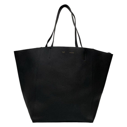 Celine Tote Bag Cabas Phantom Black Inside Silver Leather